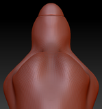 Gender Neutral Toony Large Canine Head Base Variant 1