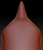 Feminine Raven Static Jaw Head Base