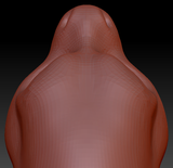 Gender Neutral Short-nosed Angel Dragon Head Base