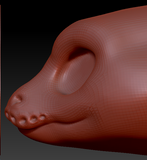 Western Kemono Ball Python Head Base