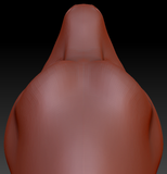 Feminine Toony Raptor Static Jaw Head Base Variant 2
