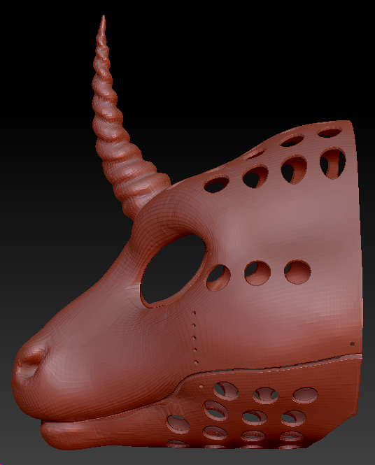 Custom Twisted Unicorn Horns(Contact to order)