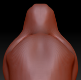 Gender Neutral Round-nosed Dragon Head Base Variant 2