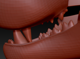 Large Feline Realistic Style Jawset