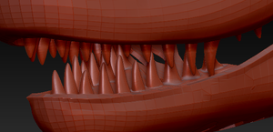 Medium Raptor Realistic Style Jawset