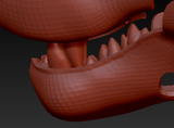 Medium Hyena Realistic Style Jawset