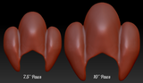 7.5" Wide 3-Toe Small Foam Paw Set