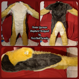 Custom Fursuit Bodysuits w/ Straight Legs