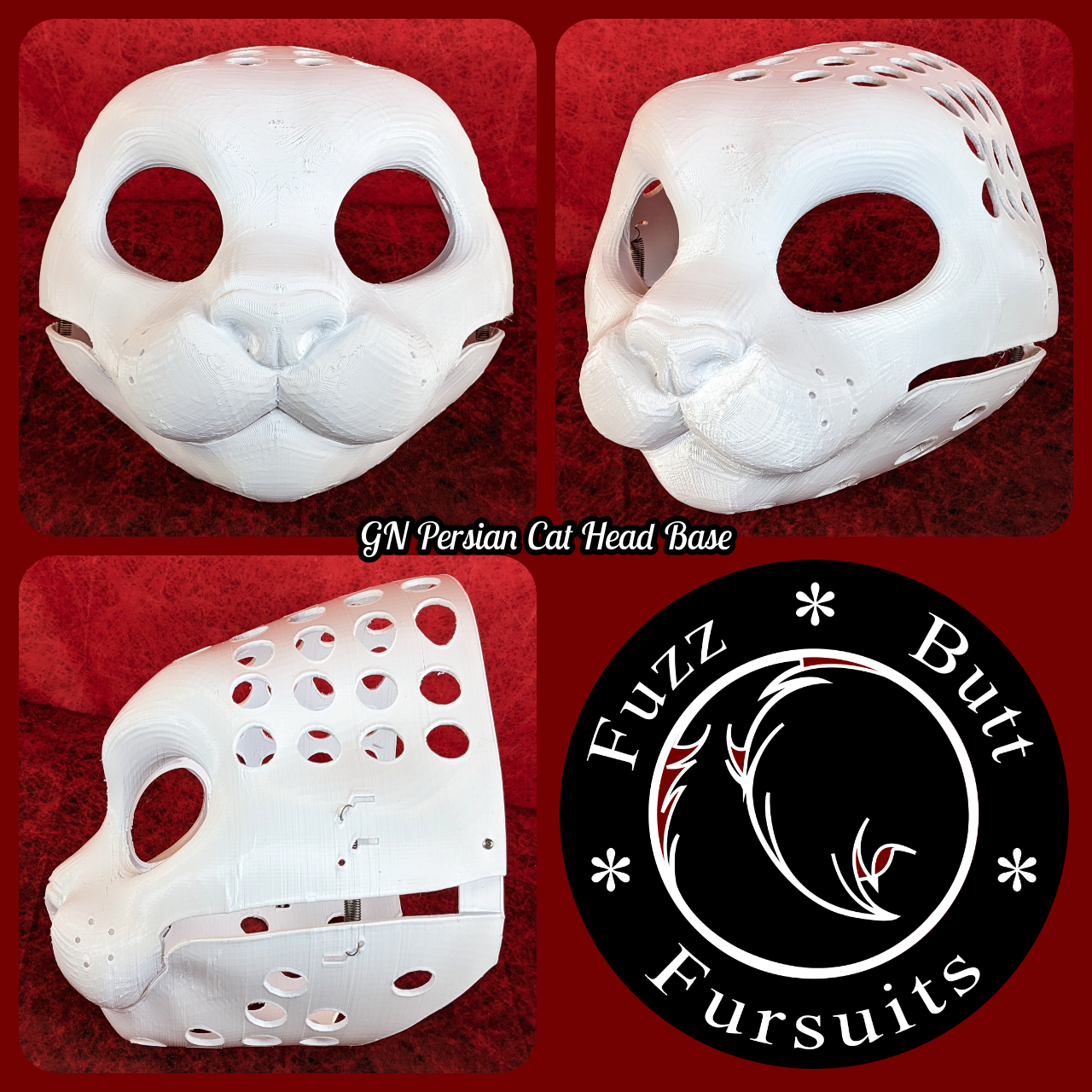 Gender Neutral Persian Cat Head Base