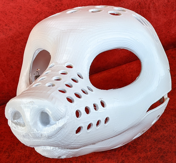 Gender Neutral European Badger Head Base