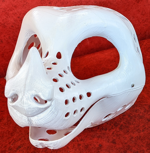 Gender Neutral Toony Leaf-nosed Bat Static Jaw Head Base Variant 1
