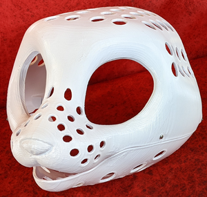 Western Kemono Somali Cat Static Jaw Head Base Variant 1