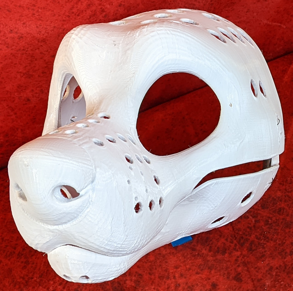 Gender Neutral Toony Large Canine Head Base Variant 4