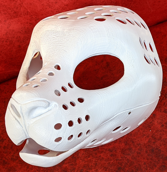 Gender Neutral Jaguar Static Jaw Head Base Variant 1
