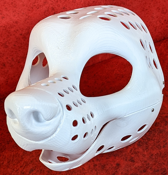 Feminine Toony Large Canine Static Jaw Head Base Variant 1