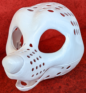 Feminine Toony Small Canine Static Jaw Head Base Variant 1