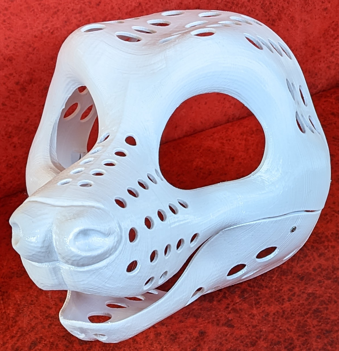 Gender Neutral Toony Fruit Bat Static Jaw Head Base Variant 1 FuzzButt Fursuits