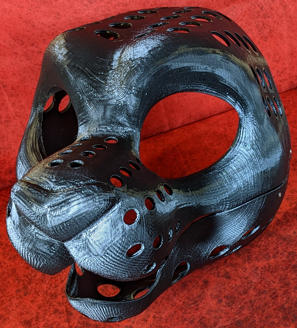 Feminine Toony Big Cat Static Jaw Head Base Variant 1