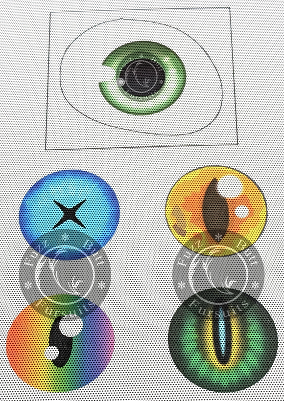 Waterproof Printed Iris Set