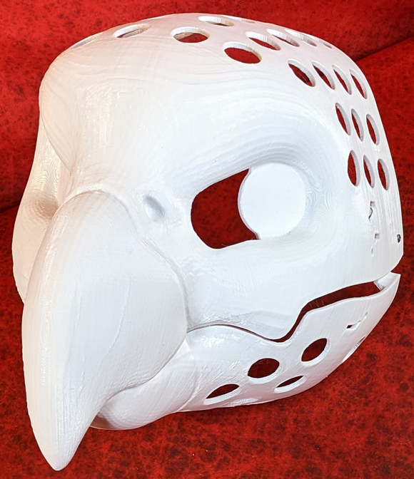 Realistic Quaker Parrot Head Base