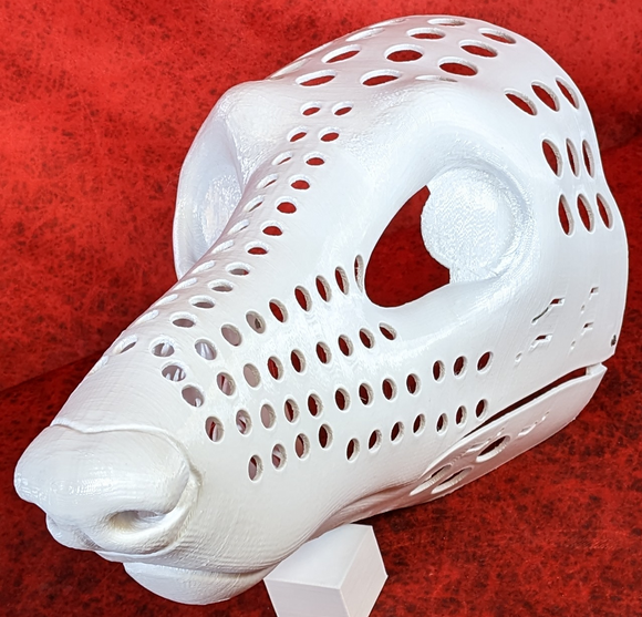 Realistic Borzoi Head Base