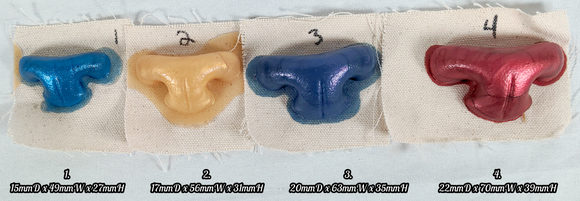 Silicone Realistic Small Feline Noses