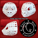 Realistic Giant Panda Head Base