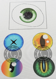Feminine Style Eye Set (2D or 3D)