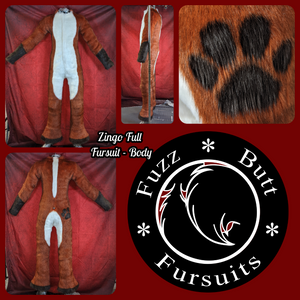 Custom Fursuit Bodysuits w/ Straight Legs
