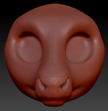 Western Kemono Caribou/Reindeer Head Base