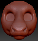 Gender Neutral Caribou/Reindeer Head Base