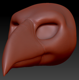Feminine Toucan Head Base